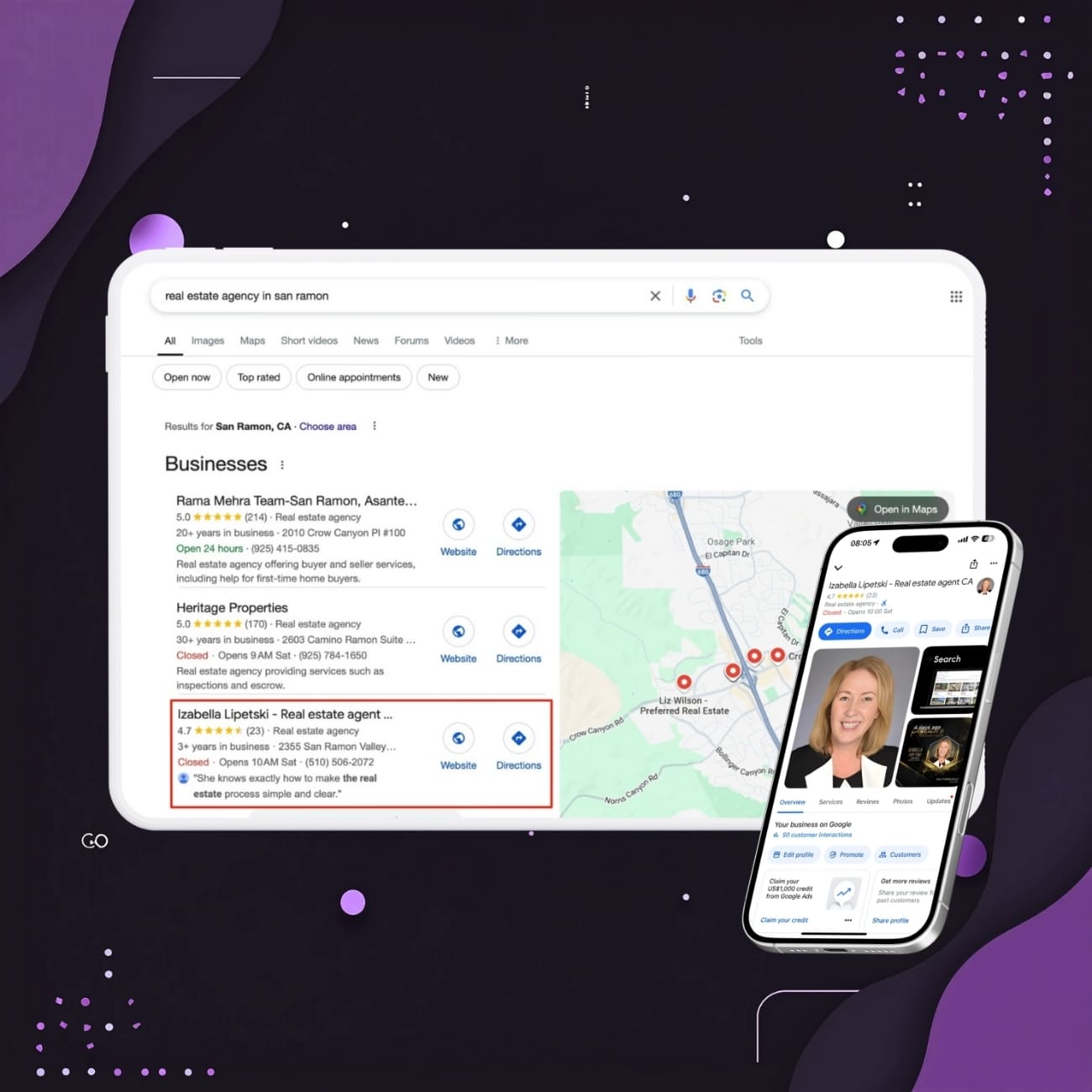 Как мы подняли рейтинг профиля риэлтора с 4.2 до 4.7 и усилили поток заявок из Google